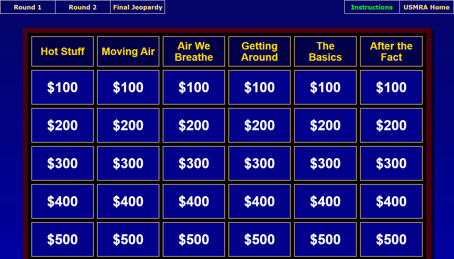 How To Make A Jeopardy Game On Powerpoint